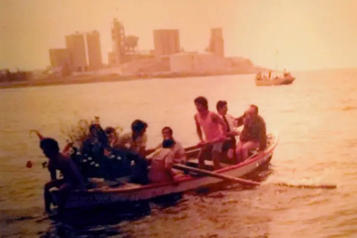 procesion maritima 1970_1971 barco santa catalina